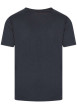 Thumbnail T-shirt marine chiné avec une coupe droite un col v et des manches courtes - Image 2