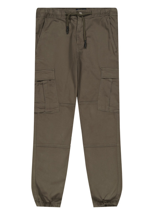 Pantalon coupe slim Teddy Smith en coton mélangé kaki