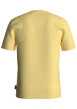 Thumbnail T-shirt jaune fantaisie coupe droite avec col rond et manches courtes - Image 2
