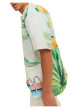 Thumbnail Chemise en coton multicolore imprimé avec coupe regular et col français - Image 3