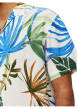 Thumbnail Chemise blanche imprimé coupe regular fit avec col cubain et imprimé floral - Image 4