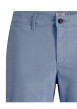 Thumbnail Short Chino bowie en coton bleu uni avec une coupe droite et un ourlet aux cuisses - Image 3