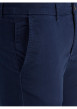 Thumbnail Pantalon Chino en coton marine uni coupe slim et poches droites à l'arrière - Image 5