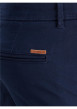 Thumbnail Pantalon Chino en coton marine uni coupe slim et poches droites à l'arrière - Image 6