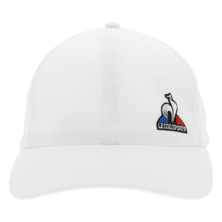 Casquette en coton blanche unie avec logo de la...