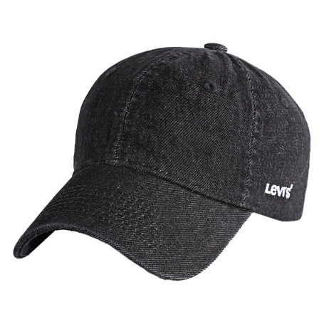 Casquette dad cap en coton anthracite chiné...