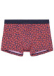 Thumbnail Boxer rouge imprimé fleuri à coupe fermée et ceinture élastiquée - Image 2