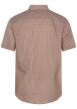 Thumbnail Chemise en coton orange avec une coupe droite et un col américain - Image 2