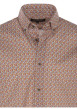 Thumbnail Chemise en coton orange avec une coupe droite et un col américain - Image 3
