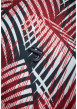 Thumbnail Chemise rouge en coton imprimée de palme, coupe ajustée col américain et à manches courtes - Image 6