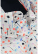Thumbnail Chemise blanche en coton imprimée coupe ajustée et à manches courtes - Image 3