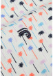 Thumbnail Chemise blanche en coton imprimée coupe ajustée et à manches courtes - Image 4