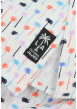 Thumbnail Chemise blanche en coton imprimée coupe ajustée et à manches courtes - Image 7