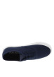 Thumbnail Baskets basses en toile bleu marine à semelle vulcanisée et lacets ton sur ton - Image 4