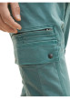 Thumbnail Pantalon cargo en coton vert uni à coupe droite et taille intermédiaire - Image 10