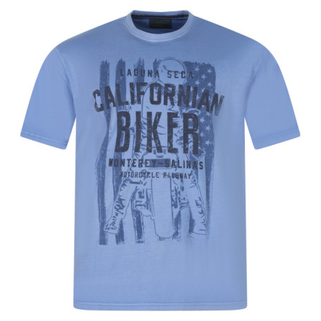 T-shirt homme bleu