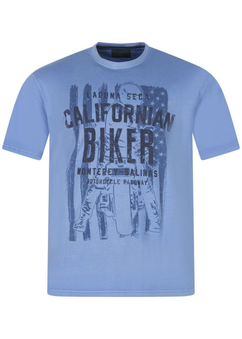 T-shirt homme bleu