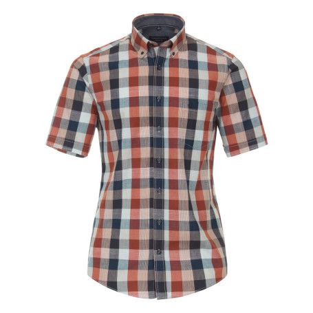 Chemise en coton oranges avec un imprimé...