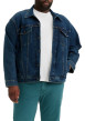 Thumbnail Veste Jean unie en coton avec 2 poches plaquées poitrine boutonnées - Image 4