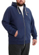 Thumbnail Cardigan zippé Levi's® en coton marine uni avec une coupe droite - Image 3