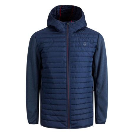 Doudoune à capuche Multi Quilted Jacket marine...