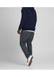 Thumbnail Sweat à capuche marine en coton mélangé avec une coupe et un zip de fermeture - Image 6