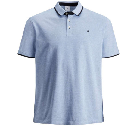 Polo ciel pour homme avec logo en coton coupe...