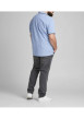 Thumbnail Polo ciel pour homme avec logo en coton coupe droite PAULOS - Image 4