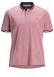Thumbnail Polo rouge pour homme avec logo en coton coupe droite PAULOS
