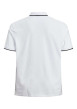 Thumbnail Polo blanc pour homme avec logo en coton coupe droite PAULOS - Image 2