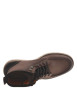 Thumbnail Bottines en cuir patiné marron à semelle style sneakers semi-compensée et à lacets enduis - Image 5