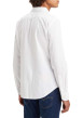 Thumbnail Chemise blanche en coton unie avec une coupe ajustée et un col français - Image 2