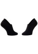 Thumbnail Lot de 2 paires de chaussettes basses en coton mélangé noires unies invisibles - Image 3