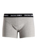 Thumbnail Lot de 3 boxer en coton multicolore uni avec une coupe fermée et nom imprimé - Image 2