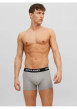 Thumbnail Lot de 3 boxer en coton multicolore uni avec une coupe fermée et nom imprimé - Image 5