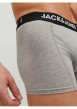 Thumbnail Lot de 3 boxer en coton multicolore uni avec une coupe fermée et nom imprimé - Image 6