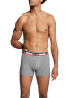 Thumbnail Lot de 2 Boxers bicolore marine et gris clair en coton biologique - Image 4