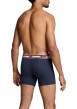 Thumbnail Lot de 2 Boxers bicolore marine et gris clair en coton biologique - Image 5