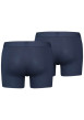 Thumbnail Lot de 2 Boxers marine en coton biologique et avec une ceinture élastiquée - Image 2