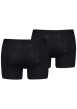 Thumbnail Lot de 2 Boxers noirs en coton biologique avec une ceinture élastiquée - Image 2