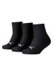 Thumbnail Lot de 3 paires de chaussettes mi-hautes noires en coton