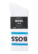 Thumbnail Lot de 3 paires de chaussettes hautes en coton mélangé blanches - Image 3