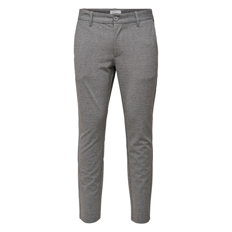 Only&sons - Pantalon Chino Mark Pant Gris Uni Avec Une Coupe Slim Et Des Poches Latérales - Gris