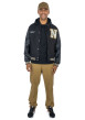 Thumbnail Pantalon en coton Kane Carpenter camel uni avec une coupe droite - Image 2