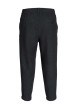 Thumbnail Pantalon chino anthracite uni avec une coupe droite et une taille élastiquée - Image 3
