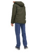 Thumbnail Jean Chris bleu uni avec une coupe droite et un passant pour la ceinture - Image 4