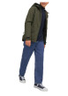 Thumbnail Jean Chris bleu uni avec une coupe droite et un passant pour la ceinture - Image 5