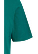 Thumbnail T-shirt vert en coton avec une coupe droite et des manches courtes - Image 3