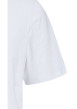 Thumbnail T-shirt blanc en coton avec une coupe droite et des manches courtes - Image 3