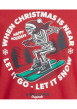 Thumbnail T-shirt rouge en coton avec une coupe droite et des manches courtes - Image 2